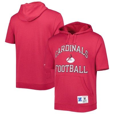 Толстовка Arizona Cardinals Mitchell & Ness Washed Short Sleeve - Cardinal