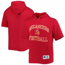 Толстовка Tampa Bay Buccaneers Mitchell & Ness Washed Short Sleeve - Scarlet