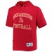 Толстовка Tampa Bay Buccaneers Mitchell & Ness Washed Short Sleeve - Scarlet
