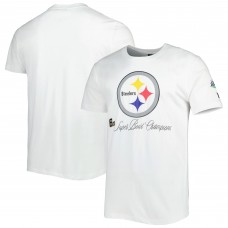 Pittsburgh Steelers New Era White Historic Champs T-Shirt