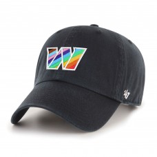 Бейсболка Washington Commanders 47 Logo Pride Clean Up - Black