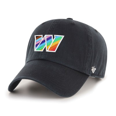 Бейсболка Washington Commanders 47 Logo Pride Clean Up - Black