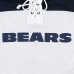 Толстовка Chicago Bears 47 Gridiron Lace-Up - Heather Gray