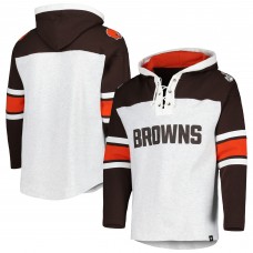 Толстовка Cleveland Browns 47 Gridiron Lace-Up - Heather Gray