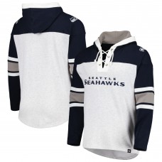 Толстовка Seattle Seahawks 47 Gridiron Lace-Up - Heather Gray