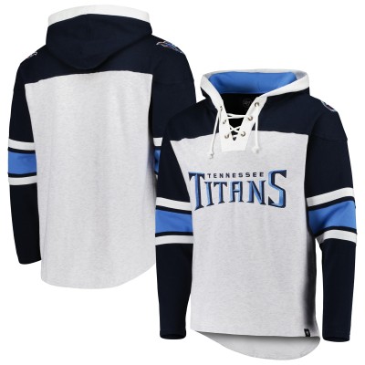 Толстовка Tennessee Titans 47 Gridiron Lace-Up - Heather Gray