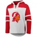 Толстовка Tampa Bay Buccaneers 47 Historic Logo Gridiron Lace-Up - Heather Gray