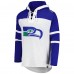 Толстовка Seattle Seahawks 47 Historic Logo Gridiron Lace-Up - Heather Gray