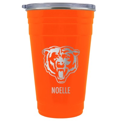 Chicago Bears Team Logo 22oz. Personalized Tailgater Travel Tumbler