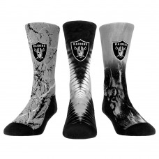 Las Vegas Raiders Rock Em Socks 3-Pack Crew Socks Set