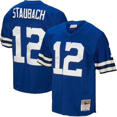 Игровая джерси Roger Staubach Dallas Cowboys Mitchell & Ness 1971 Legacy Replica - Royal