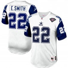 Игровая джерси Emmitt Smith Dallas Cowboys Mitchell & Ness 1994 Authentic Retired - White/Navy