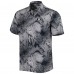 Рубашка с коротким рукавом Las Vegas Raiders Tommy Bahama Coast Luminescent Fronds Camp IslandZone - Black