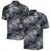 Рубашка с коротким рукавом Philadelphia Eagles Tommy Bahama Coast Luminescent Fronds Camp IslandZone - Black