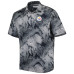 Рубашка Pittsburgh Steelers Tommy Bahama Black Coast Luminescent Fronds Camp IslandZone