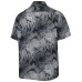 Рубашка Pittsburgh Steelers Tommy Bahama Black Coast Luminescent Fronds Camp IslandZone