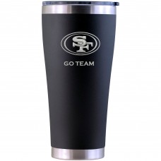 Бокал San Francisco 49ers Personalized 30oz. Laser Etched Black