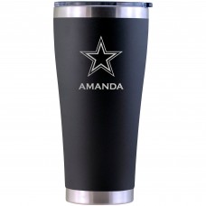Dallas Cowboys Personalized 30oz. Laser Etched Black Tumbler