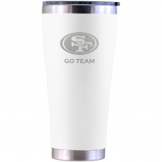 Бокал San Francisco 49ers Personalized 30oz. Laser Etched White