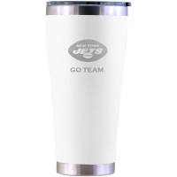 Бокал New York Jets Personalized 30oz. Laser Etched White