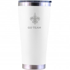 Бокал New Orleans Saints Personalized 30oz. Laser Etched White