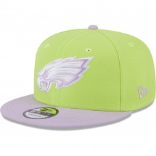 Бейсболка Philadelphia Eagles New Era Two-Tone Color Pack 9FIFTY - Neon Green/Lavender