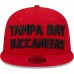 Бейсболка Tampa Bay Buccaneers New Era Stacked Trucker 9FIFTY - Red