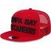 Бейсболка Tampa Bay Buccaneers New Era Stacked Trucker 9FIFTY - Red