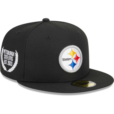 Бейсболка Pittsburgh Steelers New Era Camo Undervisor 59FIFTY - Black