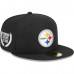 Бейсболка Pittsburgh Steelers New Era Camo Undervisor 59FIFTY - Black