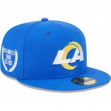 Бейсболка Los Angeles Rams New Era Camo Undervisor 59FIFTY - Royal