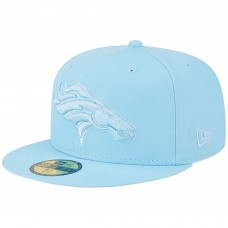 Бейсболка Denver Broncos New Era Color Pack Brights 59FIFTY - Light Blue