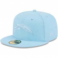 Бейсболка Los Angeles Chargers New Era Color Pack Brights 59FIFTY - Light Blue