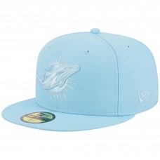 Бейсболка Miami Dolphins New Era Color Pack Brights 59FIFTY - Light Blue