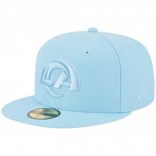 Бейсболка Los Angeles Rams New Era Color Pack Brights 59FIFTY - Light Blue