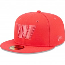 Бейсболка Washington Commanders New Era Color Pack Brights 59FIFTY - Red