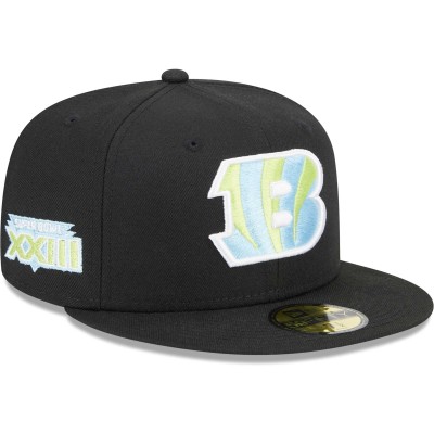 Бейсболка Cincinnati Bengals New Era Multi 59FIFTY Fitted - Black