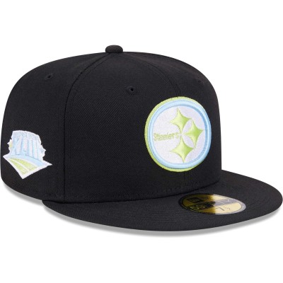 Бейсболка Pittsburgh Steelers New Era Multi 59FIFTY - Black