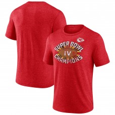 Футболка Kansas City Chiefs Hometown Old-Fashioned Super Bowl IV Champions Tri-Blend - Heather Red Футболка Kansas City Chiefs Hometown Old-Fashioned Super Bowl IV Champions Tri-Blend - Heather Red