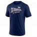 New England Patriots Navy Hometown Old-Fashioned Super Bowl XXXVI Champions Tri-Blend T-Shirt