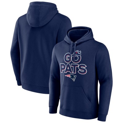 New England Patriots Navy Hometown Collection Prevent Pullover Hoodie