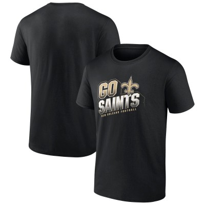 Футболка New Orleans Saints Black Hometown Collection Prime Time