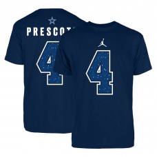 Футболка Dak Prescott Dallas Cowboys Jordan Brand- Navy