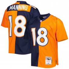 Игровая джерси Peyton Manning Denver Broncos Mitchell & Ness 2015 Split Legacy Replica - Navy/Orange