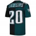 Игровая джерси Brian Dawkins Philadelphia Eagles Mitchell & Ness 2004 Split Legacy Replica - Midnight Green/Black