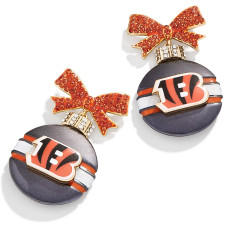 Женские серьги Cincinnati Bengals BaubleBar Ornament Женские серьги Cincinnati Bengals BaubleBar Ornament