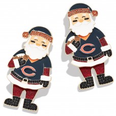 WoChicago Bears BaubleBar Santa Claus Earrings
