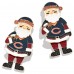 WoChicago Bears BaubleBar Santa Claus Earrings