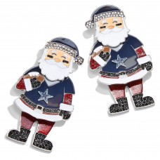 WoDallas Cowboys BaubleBar Santa Claus Earrings
