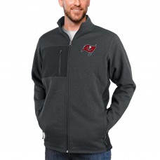 Кофта на молнии Tampa Bay Buccaneers Antigua Course - Heathered Charcoal
